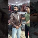 Pure leather jacket on Good leather garments