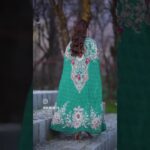 ✨Royal Green Long Dress with Embroidered Jacket!✨#viral #trending #shorts #youtube