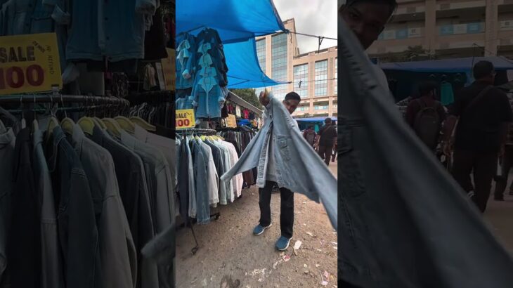 Sarojini Nagar Market 😳Denim Jacket Only ₹100