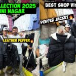 Sarojini Nagar Market | Winter Collection 2025🔥 Puffer Jacket,Leather puffer Jacket, Varsity Jacket