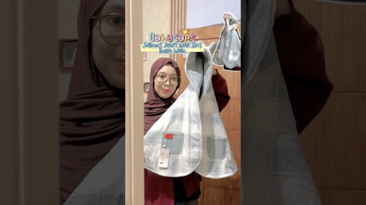 Selimut jaket bayi 2in1 bolak balik #babycap #baby #anak #selimutbayi #jaketbayi #fashionbabies