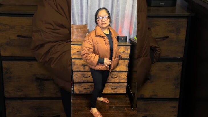 Stylish Crop Winter Jacket | Cozy Outfits | #fok #jacket #cropjacket