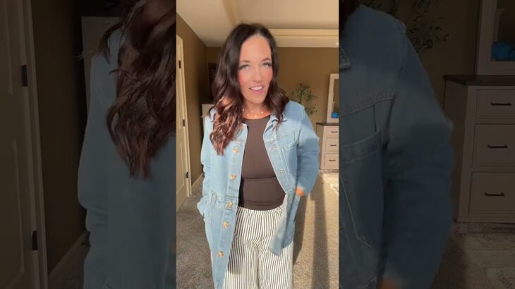 This is the jean jacket every teacher needs in their wardrobe! Perfect for layering over dresses,