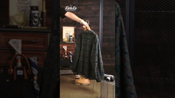 🎥【UNPACKING】セット対応　エスニック調総柄テーラードジャケット＆スラックス