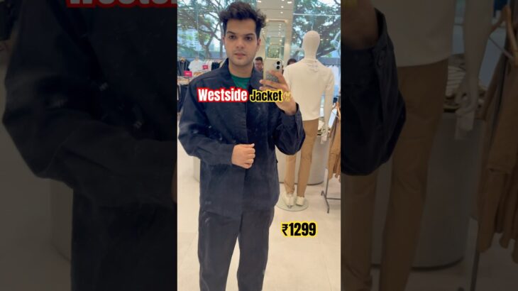 Westside Jacket | #mensfashion #westside #zudio #streetwear #styling #sweatshirt #sale #fashion