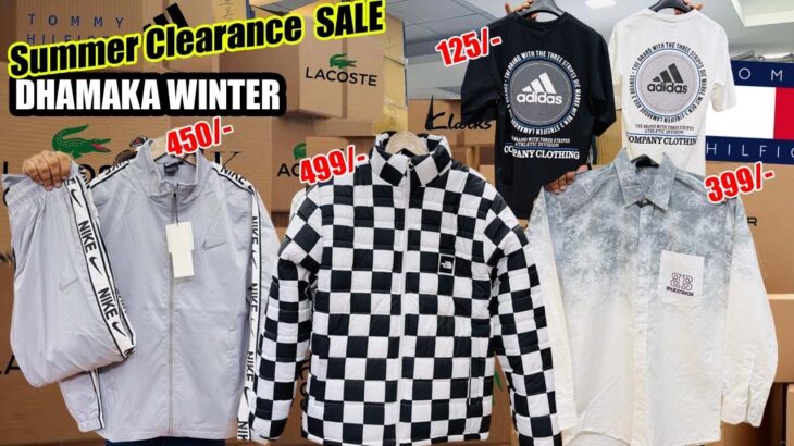 Wholesale Price in Retail l T-Shirt @125/-  Tracksuit @450/-, Jacket @499/- l Branded Export Surplus