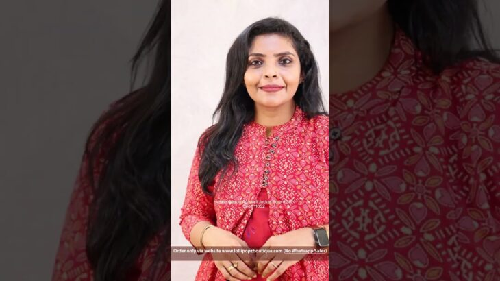 Yeame Cotton Anarkali Jacket Co-ord Set (3piece)Product Code – 11052