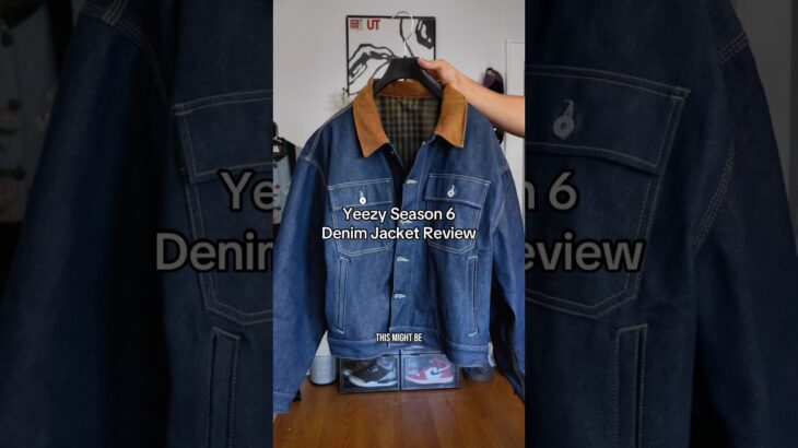 Yeezy Season 6 Indigo Denim Jacket Review #yeezy #yzy #kanye #kanyewest #denimjacket #jacket #fyp