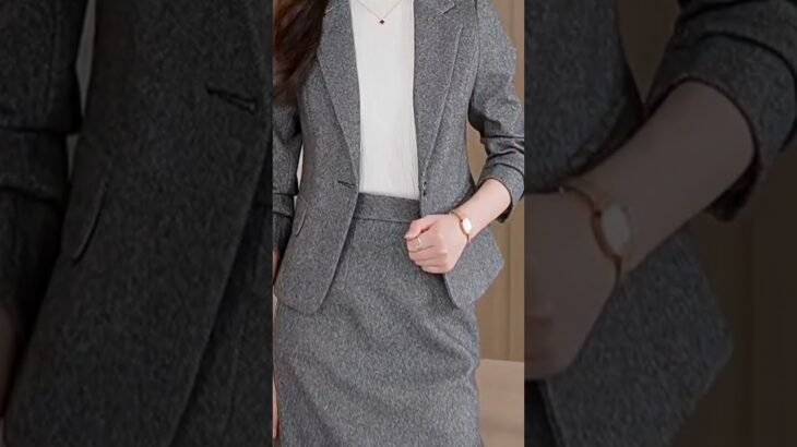 テーラードジャケットandスカート2点セット（3color） A0672