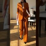 テーラードジャケットandパンツセットアップ（3color） A0989