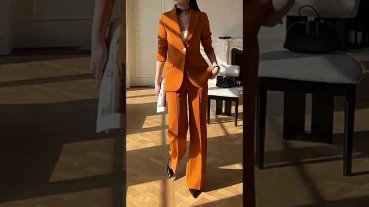 テーラードジャケットandパンツセットアップ（3color） A0989