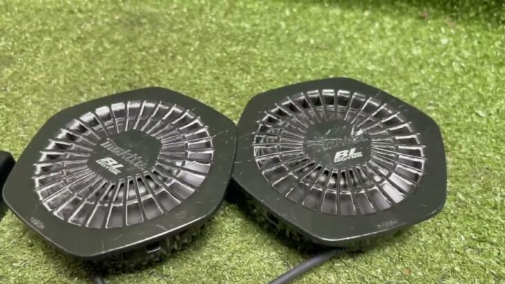 マキタ makita 空調服 ファンジャケット用バッテリー BL07150B 　簡易動作確認動画（工具一番館東静岡店　買取/販売）