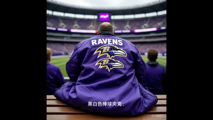 볼티모어 레이븐스 자켓 🖤🟣 | Baltimore Ravens Varsity Jacket | NFL 팬必備 粉丝必看 スポーツスタイル Merch