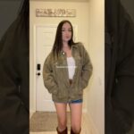 Can’t wait to use oversized denim jackets this fall☺️🍂#shortsfeed #fallfashion #denimjacket #fall