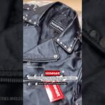 Custom Embroidered Patch Sheep Leather Biker Jacket | Wholesale Leather Jackets Manufacturer #viral
