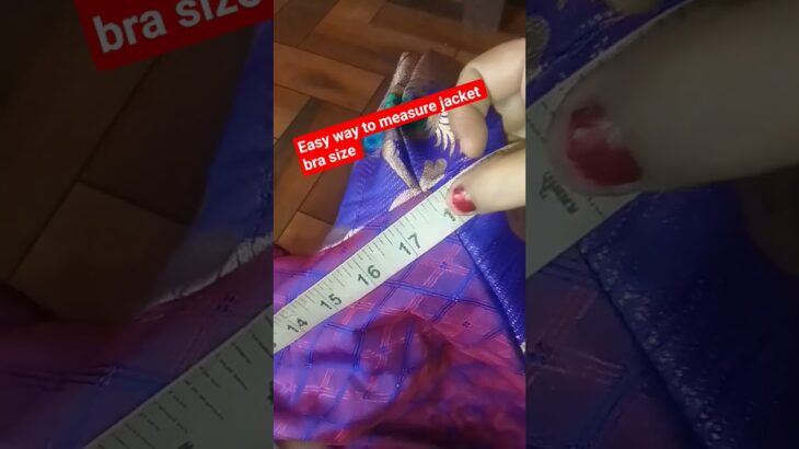 Easy way to measure jacket bra size