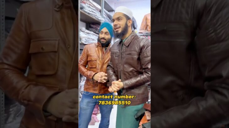 Four pocket Leather Jacket in Delhi #maskleather #fashion #mensfashion #viral #trending