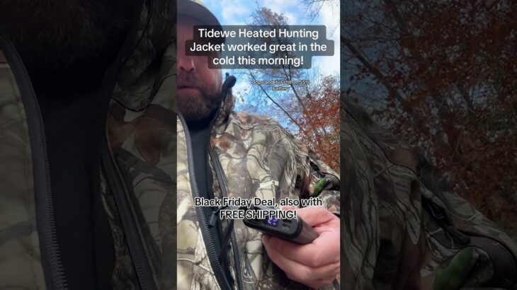 Heated Camo Jacket Deal – Black Friday & Free Shipping! #blackfriday