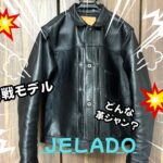 JELADO 44Leather Jacket （44レザー　ジャケット）サイズ感　強制エイジング！！