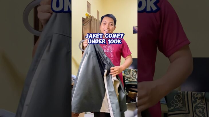 🧥 Jaket Comfy Pria Motif Diamond #belanjadiyoutubeshopping