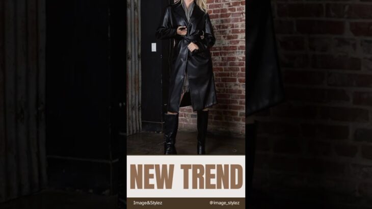 Luxury Faux Leather Jacket & Trench Coat