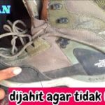 MENJAHIT TOE SEPATU GUNUNG THE NORTH FACE