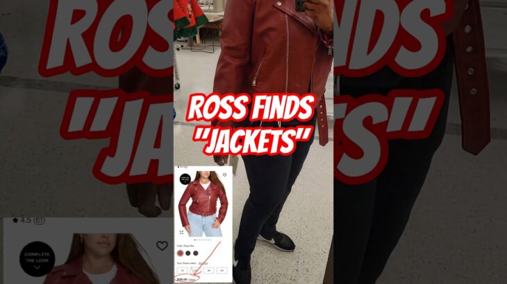 Macy’s at Ross? #jackets #ross #fallfashion  #rossfinds @tjmaxx @marshalls  #macys #shop
