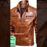Men’s Faux Leather Cafe Racer Jacket l AR Enterprises Leather Industry Kanpur India 🇮🇳 l