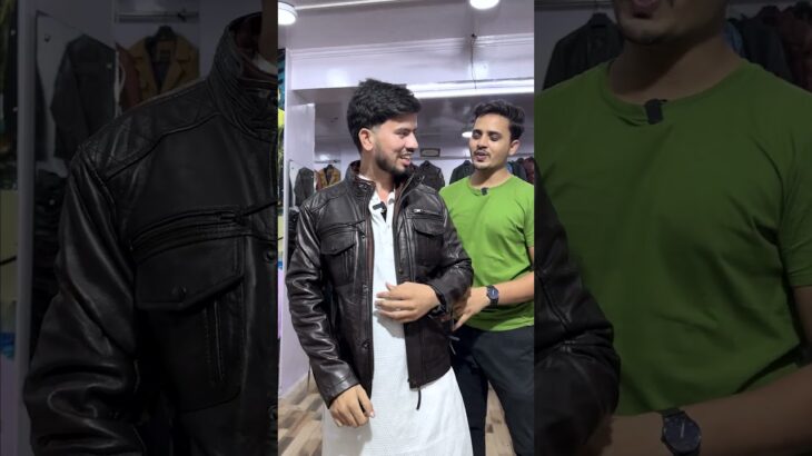 Original Leather jacket with cheap price Customer form Nepal Order 9927316139, 9818243717 #fashion