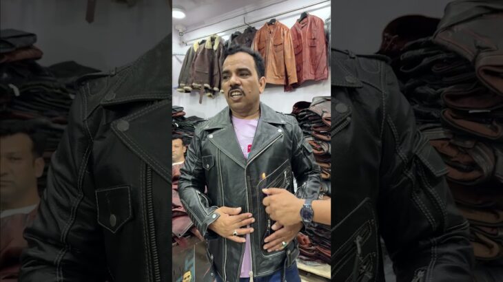 Original Leather ki jacket Sirf 5000 mai Order now 9927316139,9818243717,7303182024 #leatherquality