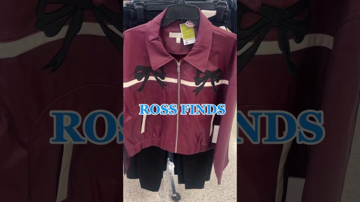 @Ross has the burgundy bow jacket #ross #finds #shopping #fallclothes
