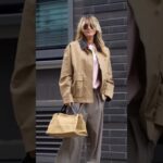 The Khaki Utility Jacket and the Wide-Leg Pant: The Silhouette of the Season #fashiontrends #ootd