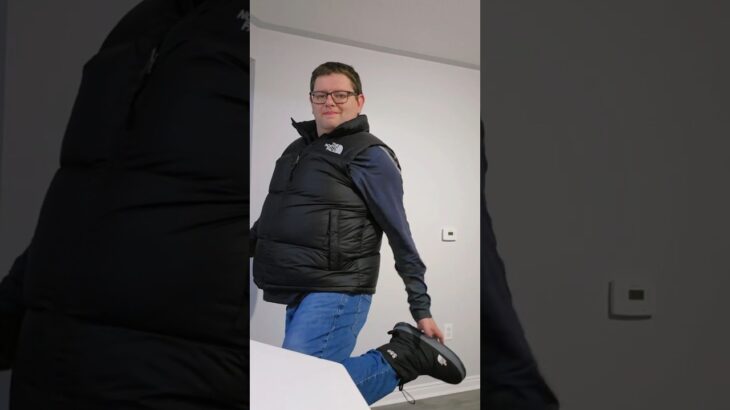 The North Face Shirt, Puffer and Boots. Styling all 3