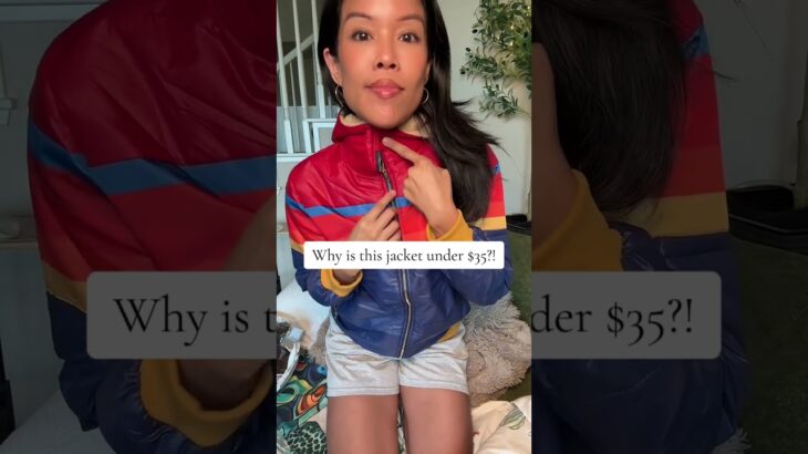 This fall + winter jacket looks way more expensive than the price… under $25 on my end with free