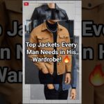 Top Jackets Every Man Needs in His Wardrobe!💥|Ramesh garments| #stylishmen #mensfashion​ #ytshorts​