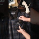 🎥【UNPACKING】コーデュロイ切替　ウール混ツイードチェック柄デトロイトジャケット