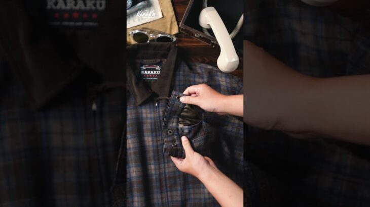 🎥【UNPACKING】コーデュロイ切替　ウール混ツイードチェック柄デトロイトジャケット