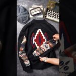 🎥【UNPACKING】スニックサガラ刺繍＆ナバホ柄袖コンビ　スエードライクフライトジャケット