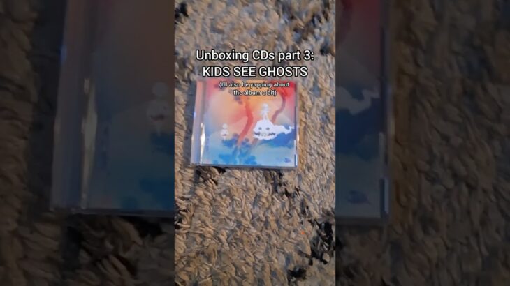 Unboxing CDs part 3: KIDS SEE GHOSTS #album #ye #kanyewest #kidcudi #yeezy #lp #compactdisc #cd