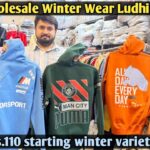 🤩Wholesale Winter Clothes Market Gandhinagar Ludhiana || Sweatshirt, Jacket, Windcheater, pullover👍🏻
