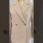 リネンのジャケット作ったよ🪡 #making #sewing #diy  #handmade #ハンドメイド #ジャケット