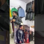 100% Original Leather Jacket मिलेगी सिर्फ Baano Leather पर…!!😱😍👍 #shorts #winterwear #menswear