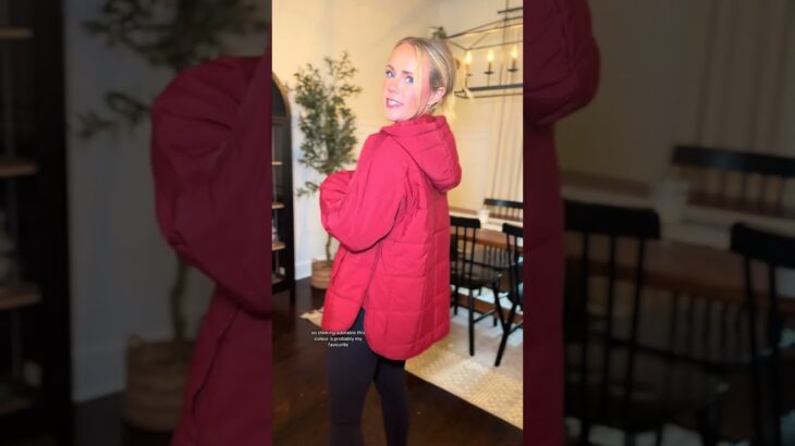 100% waterproof 100% comfyyyyy♥️✨🫶🏼 #pufferjacket #jacket #puffer #sweaterweather #momfashion