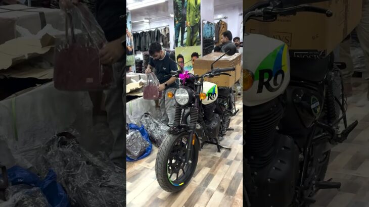 102km dur “Bulandshahr”se aaye Customer Leather Jacket lene🤩#goodleather#bulandshahr#leather#jacket