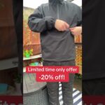 1/4 Zip Waterproof Jacket – Must-Have for Rainy Days #Waterproof