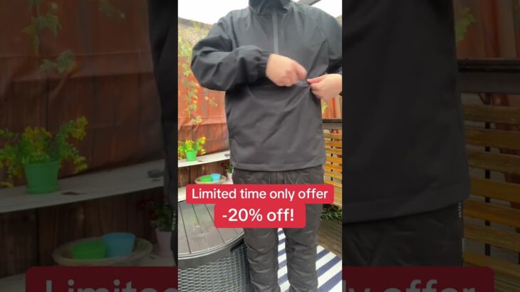 1/4 Zip Waterproof Jacket – Must-Have for Rainy Days #Waterproof