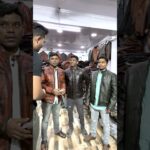 1483 km dur “West Bengal” se aaye Customer Leather Jacket lene🤩#westbengal#goodleather#jacket#style