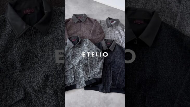 ウール19%ブレンドしたカッコよすぎるツイードジャケット🔥   #zozotown #メンズファッション #ツイードジャケット #秋服 #etelio