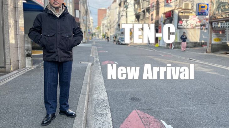 2025-26 秋冬 新作 Ten C テンシー Tempest Anorak ブルゾン ダウンジャケット スウェット rootweb hiroshima ルーツウェブ 広島