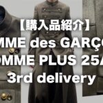 【購入品紹介】コムでギャルソン 3rd デリバリー！大本命のジャケット！